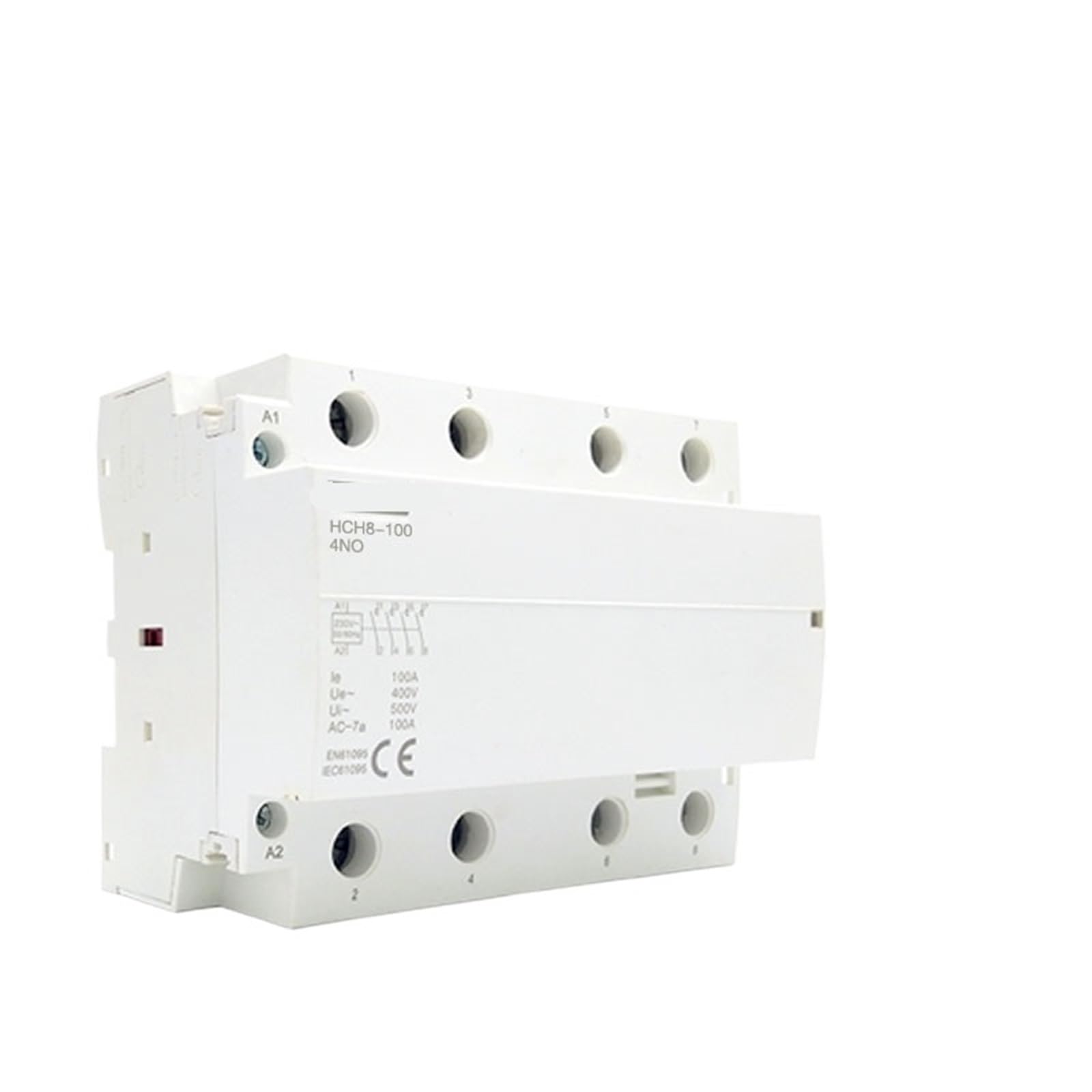 Contacteur modulaire HCH8-100 4P 100A pour piloter le chauffage et la domotique basse tension 24V