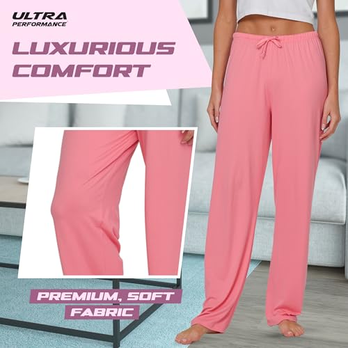 Image of Ultra Performance Pajama Pants Women 3 Pack Soft PJ Lounge Pajama Pants