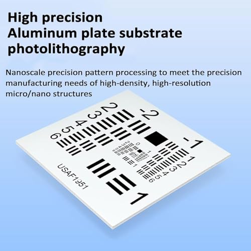 Mire de test de résolution pour microscope avec précision ± 5 um