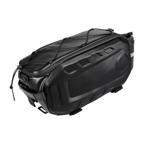 Generico Bolsa para bicicleta de montaña | Con hombro con correa reflectante 17L – Bolsa para portabicicletas – para motociclistas en moto de playa – Motocicleta de jardinería camping diaria