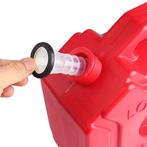Automoris 10L/2.6 Gallon Red Gasoline Pack Gas Container Fuel Can Water Container Storage Spare Emergency Backup Can For Motorcycle Suv Atv Truck Cars #TOP6