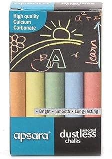 Apsara Colored Chalks (Pack of 50 chalks)