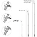 SANLIKE Telescopic Fishing Gaff with Stainless Sea Fishing Spear Hook Tackle, 3.7-8.5 FT Soft Rubber Handle Stainless Steel Pole for Saltwater Offshore Ice Tool