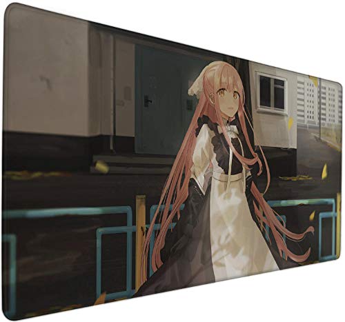 Preisvergleich Produktbild xxl gaming mauspad Hübsche Mädchenausstattung-Animekarikatur des netten Mädchens Mausunterlagenart und weise nette Karikaturmausunterlage große Mausunterlage xxl Wettbewerbsmausunterlage