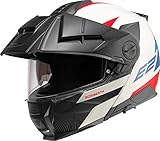 Schuberth E2 Defender Klapphelm (White/Blue/Red,L (59))