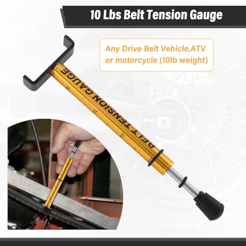 AFEISOL Medidor de Tensão Da Correia Ajustável, Especificação de 10 Libras, Ferramenta de Tensioname