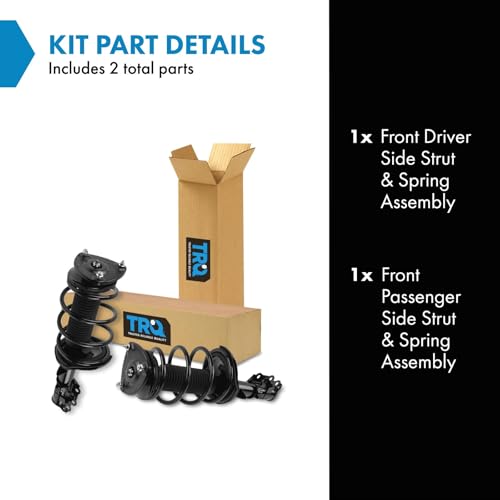 Image of TRQ Front Strut and Spring Assembly Set 2 Piece Compatible with 2006-2011 Hyundai Accent 06-11 Kia Rio 06-11 Rio5