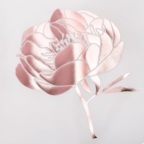 Image of Rosegold FOIL | HTV Vinyl Rolls | Heat Transfer Vinyl | 20inch x 40inch | PU for Shirts | Metallic Finish | Soft Touch | Stretchable | Iron on Vinyl for Cricut & Cameo | Easy to Cut & Weed