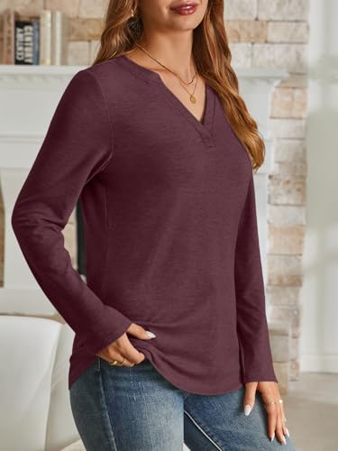 AUTOMET Womens Long Sleeve Shirts Fall Tops 2025 Henley Blouses Dressy Casual Business Basic Tees Trendy Cute T-Shirts3