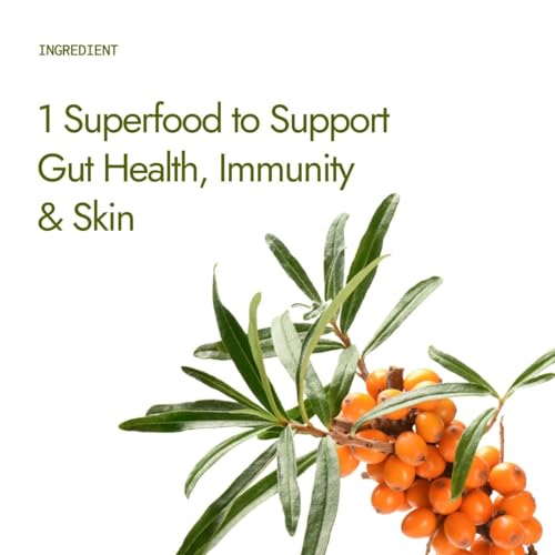 Image of Kapiva Sea Buckthorn Juice - 500ml | Omega 7-Rich Superfruit | Supports Immunity, Glowing Skin & Gut Health | With Omega 3, 6 & 9