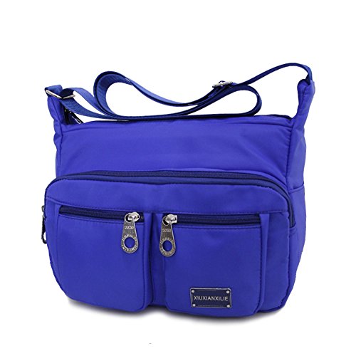 Sac messenger femme léger en tissu d'oxford pour libérer vos mains en promenade