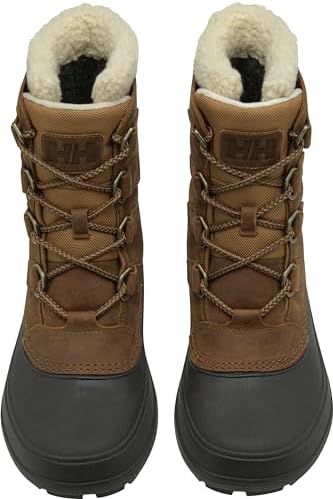 Helly-Hansen Womens Varanger Primaloft Insulated Waterproof Snow Boot, 741 Bistre/Black, 8 | Image 3
