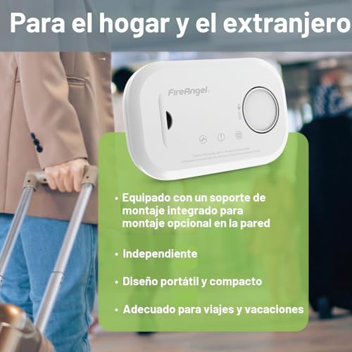 FireAngel Detectores de Monóxido de Carbono con sensor de alta duración de 10 años 6