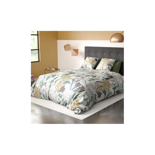 Alpes Blanc - Housse de Couette 220x240 cm - Zelia + Taies Pur Coton Bio