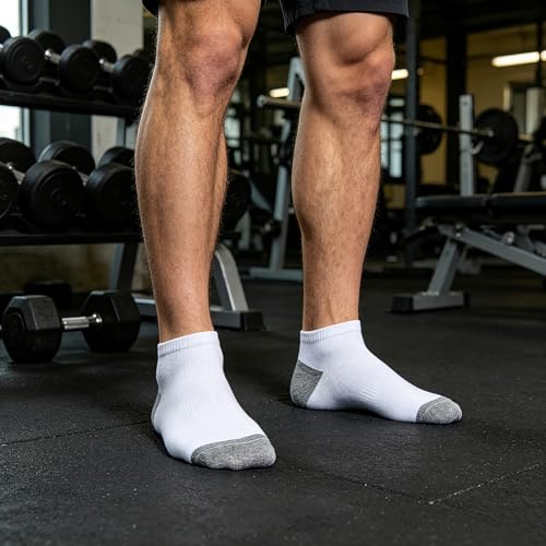 Image of 12-30 Pairs Low Cut Ankle Socks for Men Thin Breathable Casual No Show Athletic Socks Bulk
