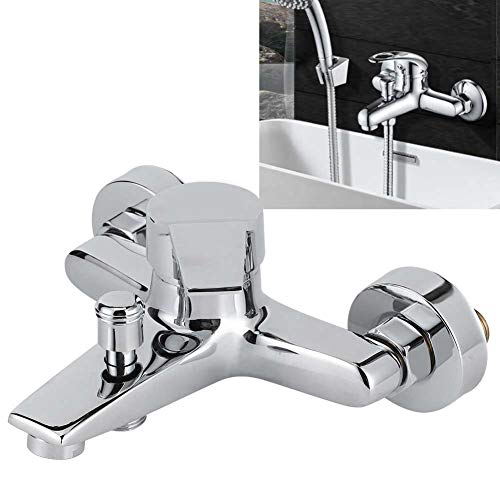 Shower Faucet Copper G1/2In Thread Wall Mounted Triple Mixer Tap Comfortable Grip For Household Bathroom Bathtub #TOP4