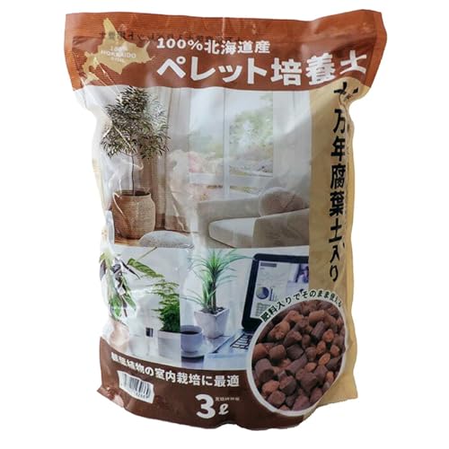 FOREX 森産業 園芸用土 腐葉土 培養土 十万年腐葉土入りペレット培養土 3L