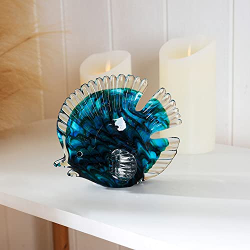 Oisegop Tropical Fish, Hand Blown Home Decor Cute Art Figurines, Office,Aquarium, Sea Animals World Series, Collectible Statue #TOP3