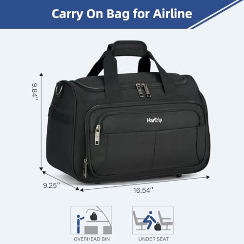 HanTrip Foldable Carry On Duffel Bag