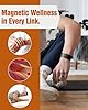 Jecanori 3X Magnetic Bracelet for Men and Copper Ring WIth 3500 Gauss Ultra Strength Magnets,Adjustable Titanium Steel Magnetic Bracelet with Adjustment Tool & Gift Box(black) #2