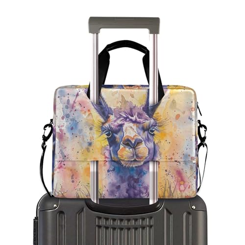 Funda para portátil ALAZA Purple Llama Alpaca 13-15.6 pulg miniatura 3