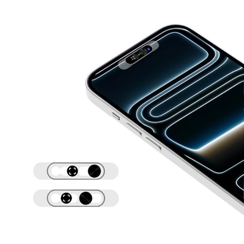 Front Camera Cover Compatible for iPhone 17/17 Air/17Pro/17Pro Max/16/16Plus/16Pro/16Pro Max/15/15Plus/15Pro/15Pro Max/14Pro/14 Pro Max,Open/Close Face Recogition,Protect Privacy and Security-Black