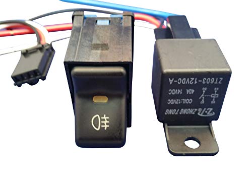Fits Jeep® Tj Rocker Switch- Light Logo With 40 Amp Relay 1997-2006 Wrangler #TOP3