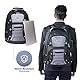 Targus Drifter II Rucksack mit großen Fächern, langlebig, wasserabweisend, versteckte Reißverschlusstasche, Schutzhülle für 43,2 cm (17 Zoll) Laptop, Schwarz/Grau (TSB239US)
