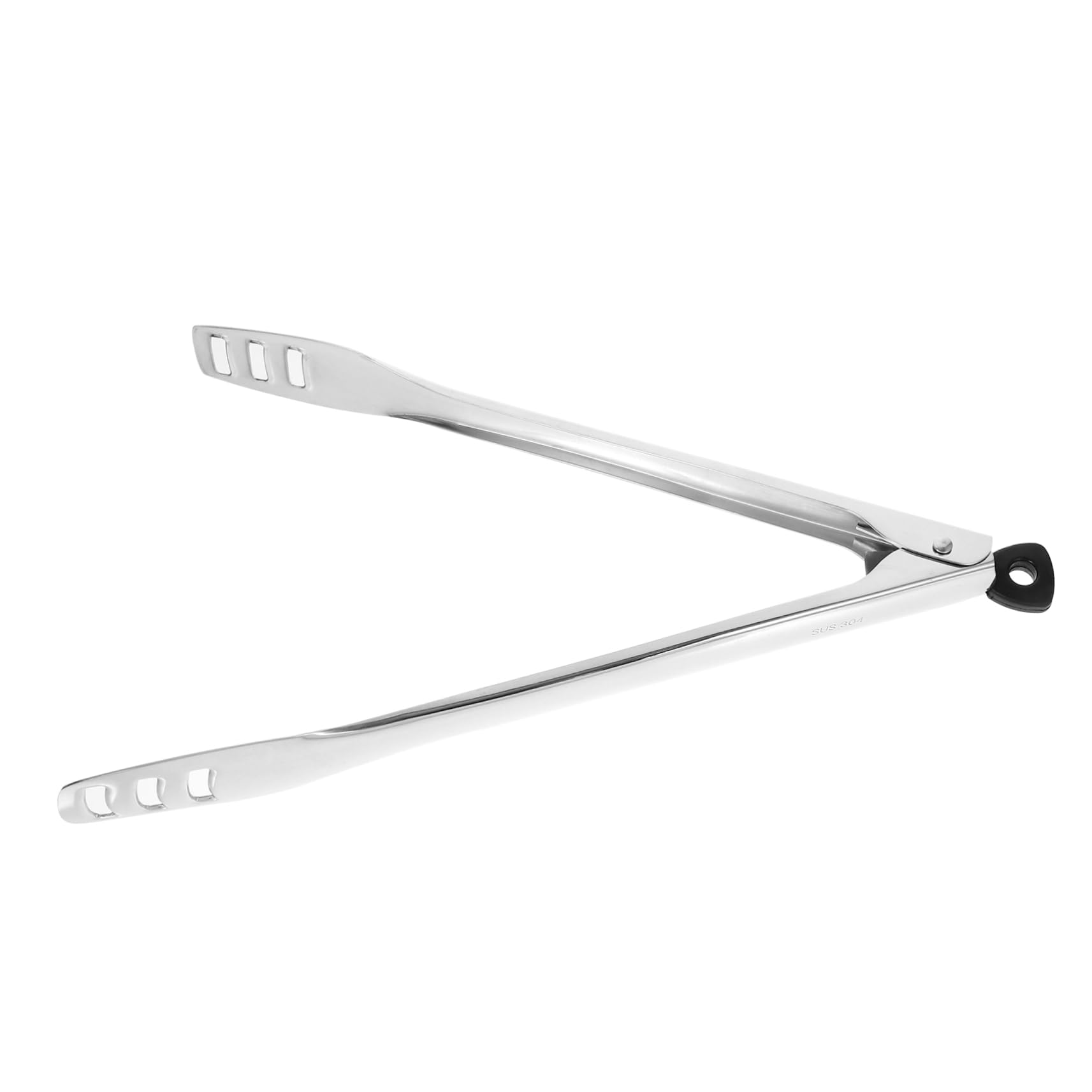 BRIGHTFUFU 1pc Stainless Steel Food Tongs Bbq Clamp for Cooking Grilling and Serving Steak Bread and Pasta for Home Restaurant and Outdoor Use