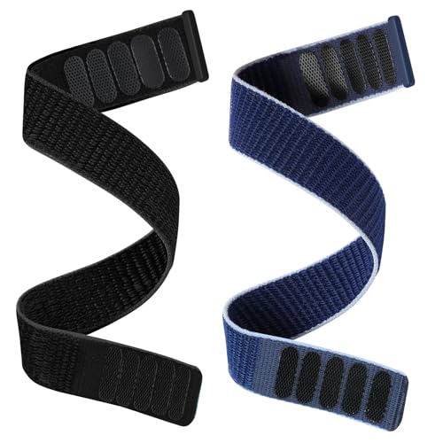 Bracelet QuickFit 20mm en nylon avec fermeture sport robuste pour Garmin Fenix 7S