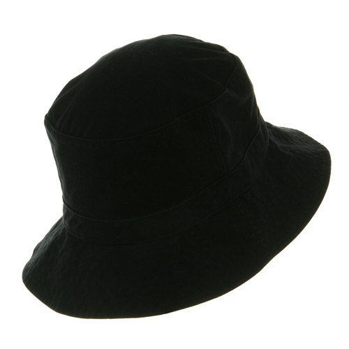 Decky Cotton Bucket Hat - Black Small / Medium #TOP2