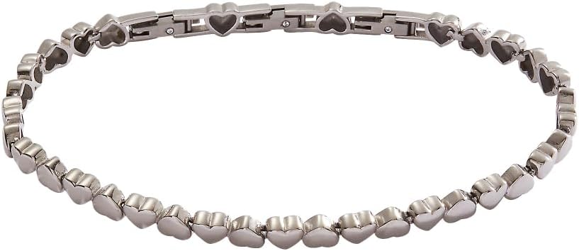 Alex and Ani Heart Charm Tennis Bracelet