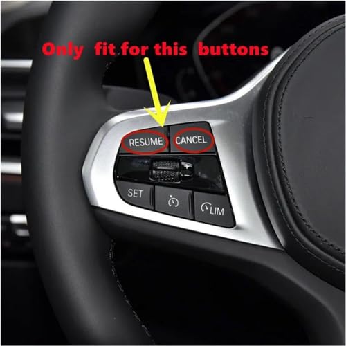 Boutons de volant rayés sur G20 G30 G05 ? Solution autocollants paillettes - 3