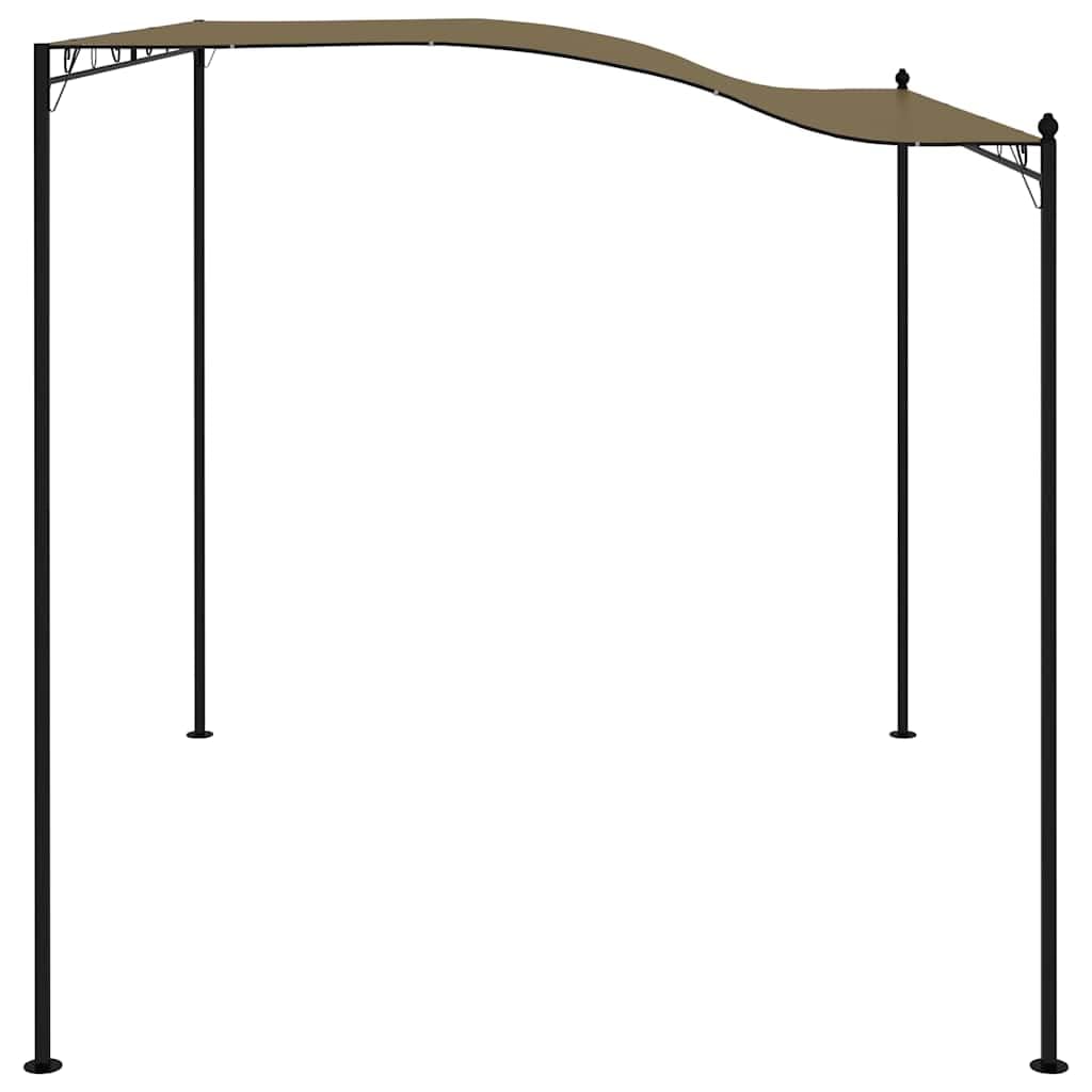 Markiza namiotowa 3x2 m Taupe 180 g/m², poliester domek ogrodowy ze stalową konstrukcją na spotkania rodzinne, grill, kemping i imprezy