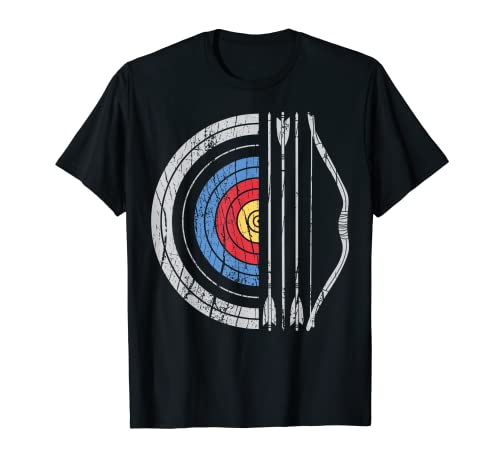 Archery Target Bow And Arrow Archer Retro Vintage Men Women T-Shirt