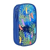 ペンケース 七夕の祈り 筆箱 ふでばこ大容量 多機能 おしゃれ シンプル 収納 化粧 筆入れ 男の子 女の子 高校生 中学生 子供用 社会人用 小物収納 文房具 旅行