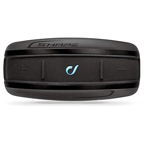 Manos libres Bluetooth Interphone Shape para moto con micrófono direccional antiviento y compatibilidad GPS Cover