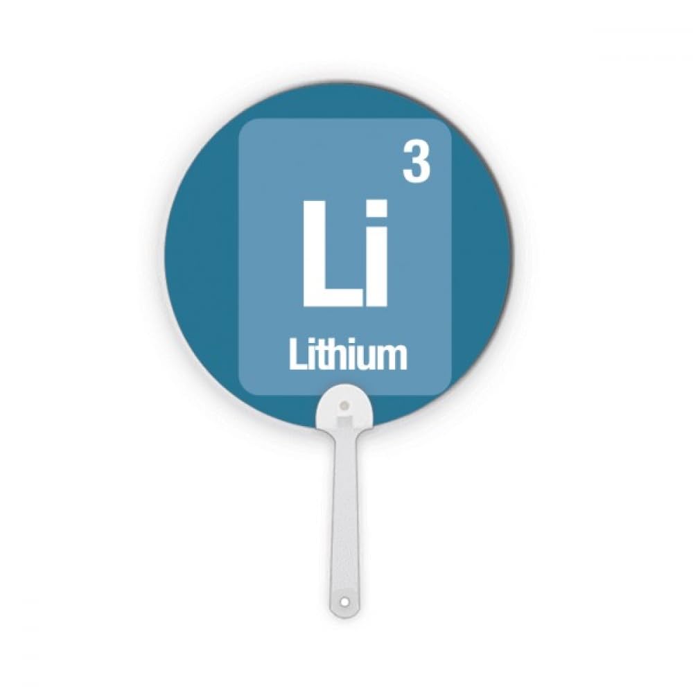 Éventail rond Lithium décoration de bureau pour passionné de science