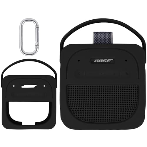 Aenllosi Case for Bose SoundLink Micro 2nd Gen Speaker, Black