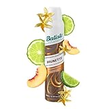 Batiste - Champú en Seco para Castañas - Champú Seco para cabellos castaños - Champú sin Sulfatos - Champú Vegano y Ecofriendly - Champú aroma a bergamota, melocotón blanco y vainilla-200ml