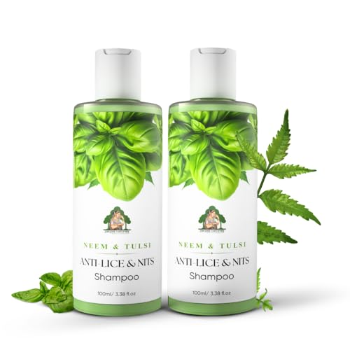 Image of Neem & Tulsi Anti-Lice & Nits Shampoo 200ml