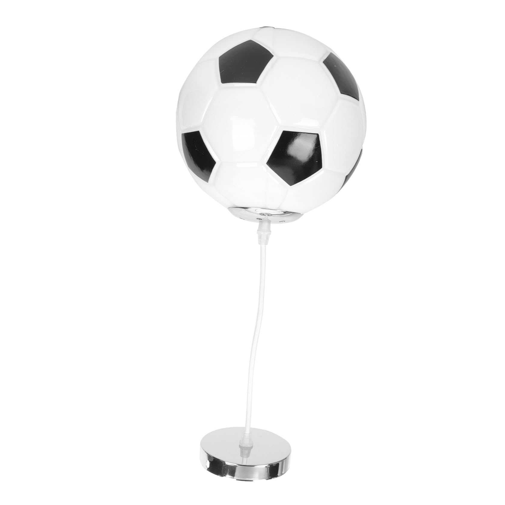 Lampe à suspendre en verre ballon de football blanc Gatuida pour éclairage intérieur
