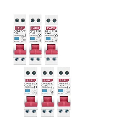 Disjoncteur différentiel compact 6KA coupure automatique fuite et surintensité