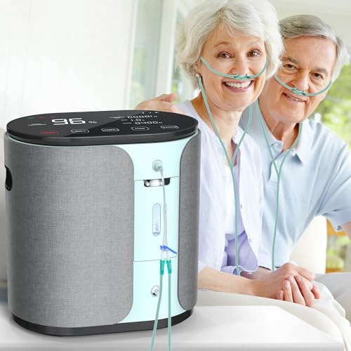 Creliver Dualer Heim-Sauerstoffkonzentrator für den Hausgebrauch 1-9L/min...