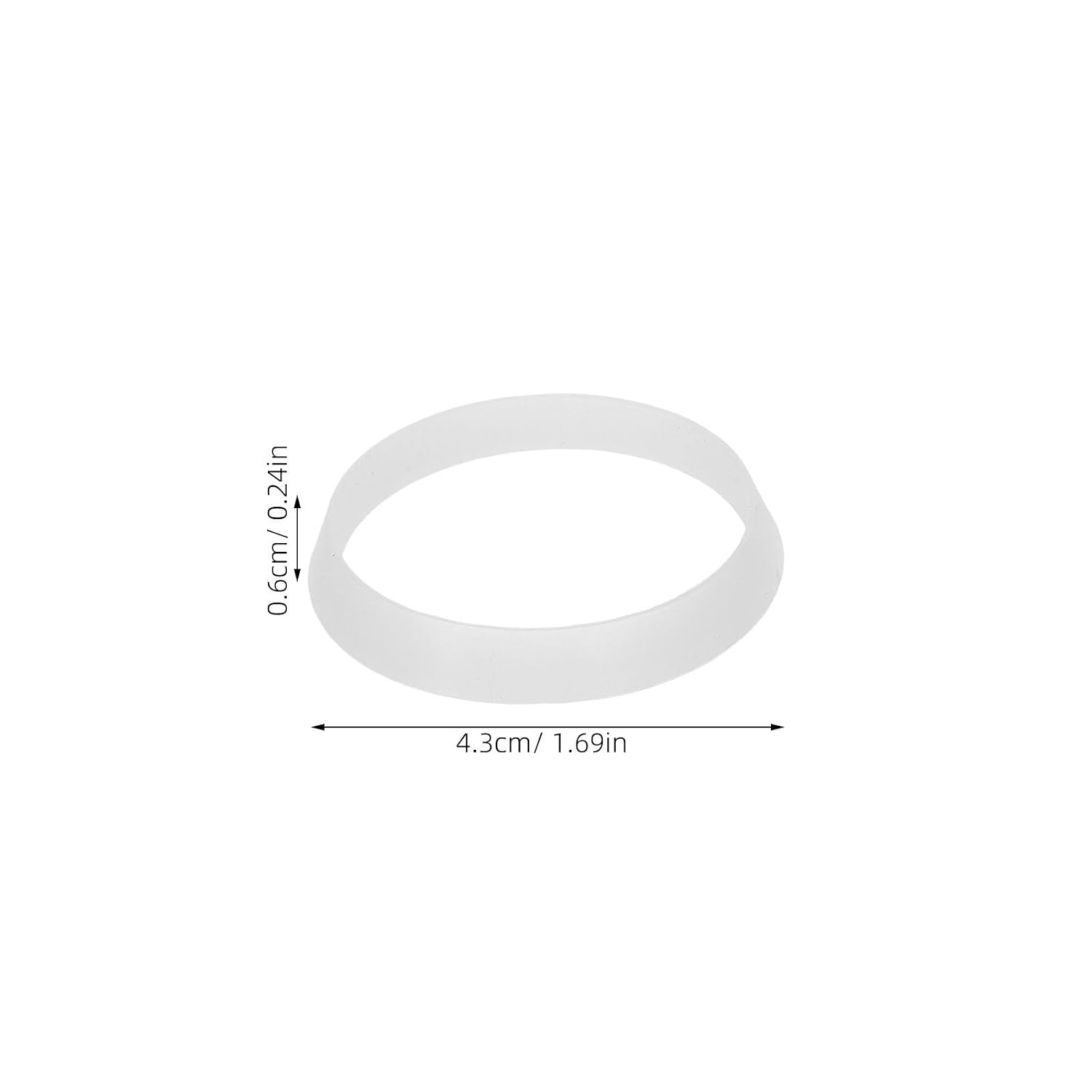 38mm Sink Sealing Rubber Gasket 24pcs Nitrile Tapered Drain