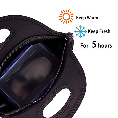 Boston Terrier Dog Florals Lunch Bag Cute Pug Lunch Bags For Women Kids Girls Men Teen Boys Insulated Waterproof Lunch Tote Colorful Flower Printed Box For Work Travel And Picnic #TOP4