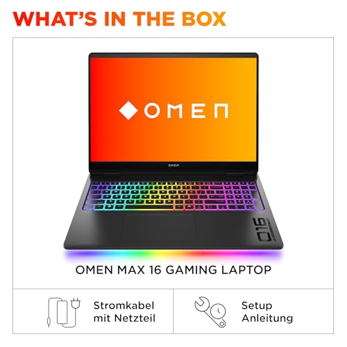 HP HP Omen MAX Gaming Laptop, 16" WQXGA Display 240 Hz, AMD Ryzen AI 9 HX 375 (12C) 55 NPU Tops - bis zu 5.1 GHz, NVIDIA GeForce RTX 5080 16GB VRAM, 32 GB RAM, 1 TB SSD, Win 11, QWERTZ, RGB, Schwarz - Verwendungsansicht 13 | Gaming-Laptops