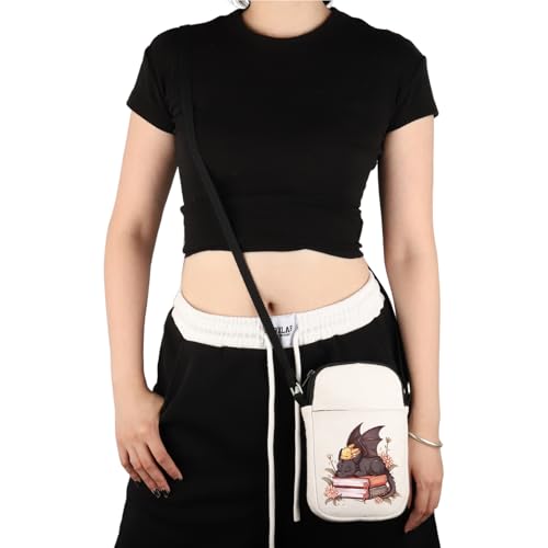 VAMSII Fantasy Reader Gift Gift Book Dragon Crossbody Bag Book Fandom Travel Bookish Merch4