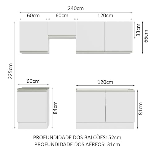 Recopilación y reviews de Cocina integral 2.40 al mejor precio. 10 Imagen adicional