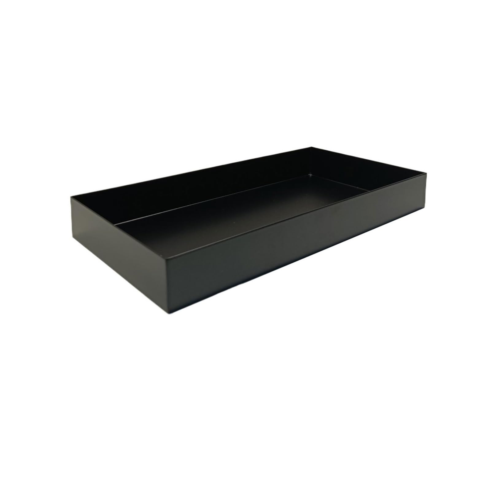 Prettiee plant dish saucer Rectangular Decor Drip Tray Iron Art Minimalist Flower Arranging Saucer (XL)